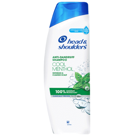 Head & Shoulders Cool Menthol Anti-Dandruff Shampoo | For Hair Care