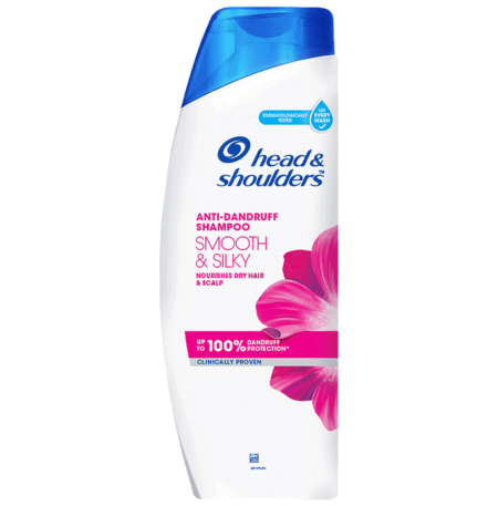 Head & Shoulders Smooth & Silky Anti-Dandruff Shampoo | For Hair Care