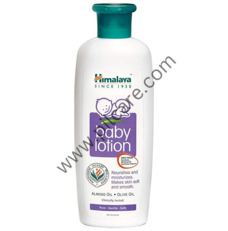 Himalaya Baby Lotion with Almond & Olive Oil | Nourishes & Moisturises Baby's Skin | Paraben-Free