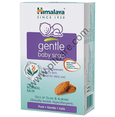 Himalaya Gentle Baby Soap for Normal Skin | Cleanses Baby's Skin | Paraben-Free