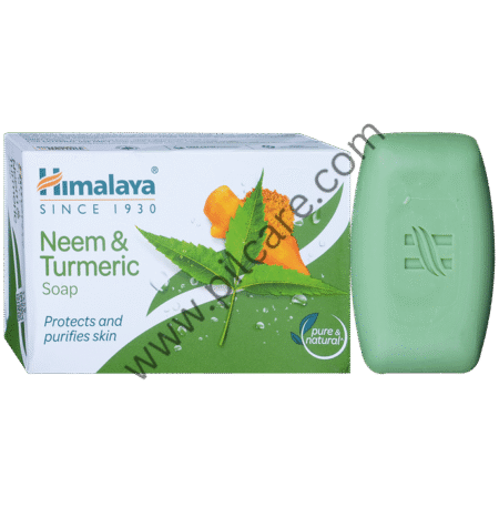 Himalaya Neem & Turmeric Soap | Pure & Natural | Protects & Purifies Skin
