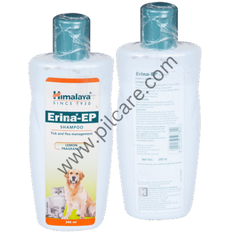 Himalaya Pet Care Himalaya Erina-EP Tick and Flea Control Shampoo (For Pets) Lemon Fragrance