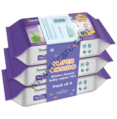 Himalaya Shishu Anand Baby Wipes (72 Each)
