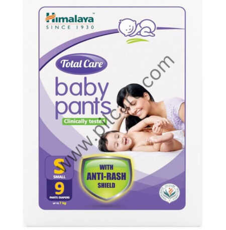 Himalaya Total Care Baby Pants | With Anti-Rash Shield & Wetness Indicator | Size Small