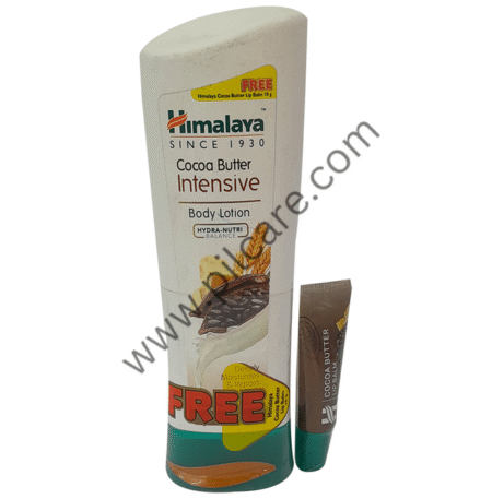 Himalaya Wellness Cocoa Butter Intensive Body Lotion 200ml with Free Lip Balm 10gm
