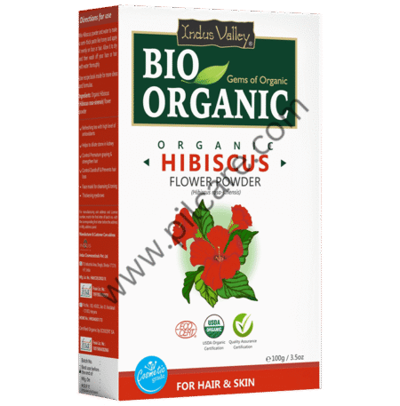 Indus Valley Bio Organic Hibiscus Flower Powder