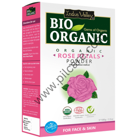 Indus Valley Bio Organic Rose Petals Powder