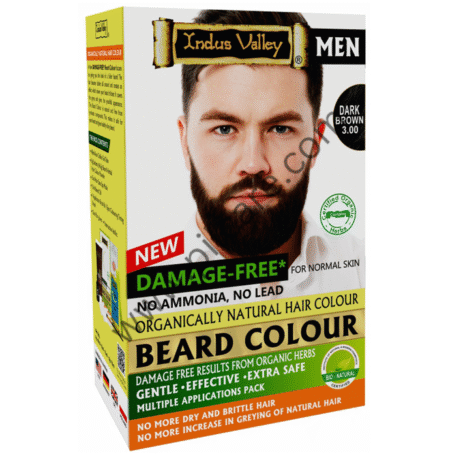 Indus Valley Damage Free Men Beard Colour Dark Brown