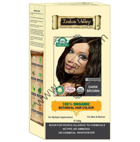 Indus Valley Dark Brown Botanical Hair Colour