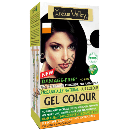 Indus Valley Organically Natural Hair Colour Gel | No Ammonia | Black