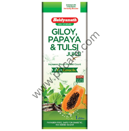 Baidyanath (Jhansi) Giloy, Papaya & Tulsi Juice
