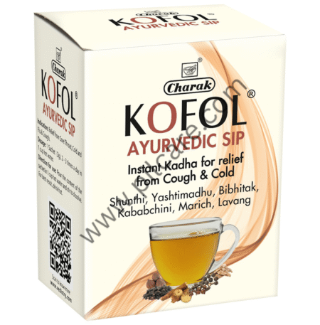 Kofol Ayurvedic Sip Instant Kadha Sachet For Cold,Cough & Sore Throat (3gm Each)