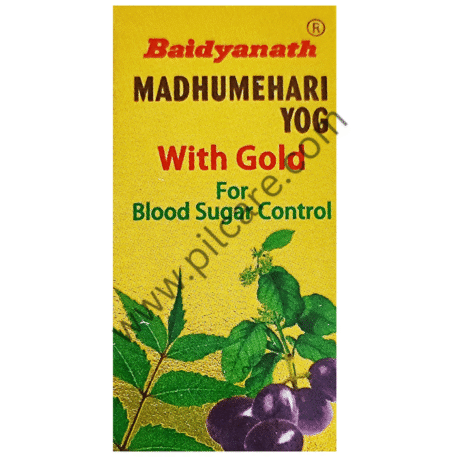 Baidyanath Madhumehari Yog with Gold Tablet | For Blood Sugar Management