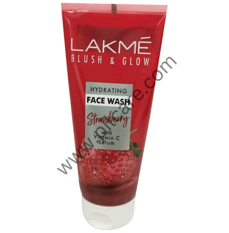 Lakme Blush & Glow Face Wash Strawberry-with Vitamin C Serum
