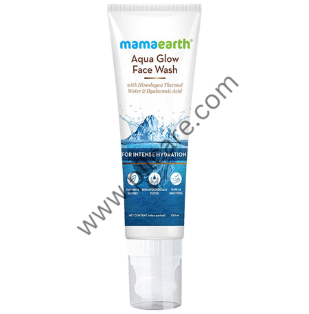 Mamaearth Aqua Glow Face Wash for Healthy Skin | Paraben & SLS-Free | Face Care Product for All Skin Types