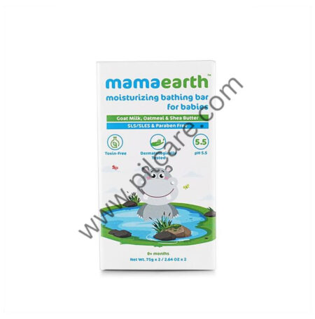 Mamaearth Moisturizing Bathing Bar for Babies (75gm Each)