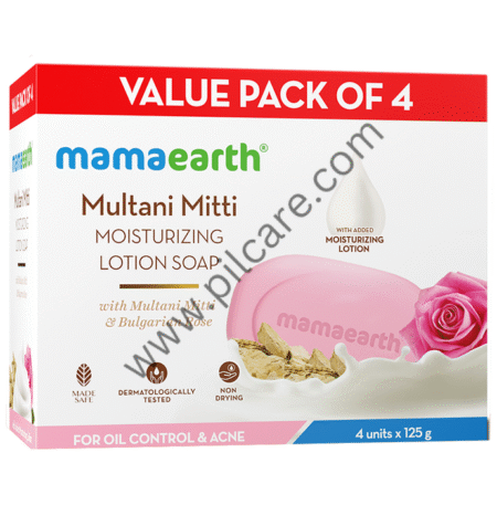 Mamaearth Multani Mitti Moisturizing Lotion Soap (125gm Each)