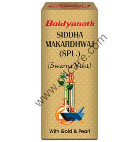 Baidyanath (Noida) Siddha Makardhwaj (Spl.) (Swarna Yukt) Tablet