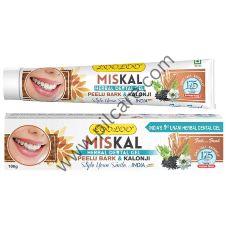 LooLoo Miskal Herbal Dental Gel (100gm Each)