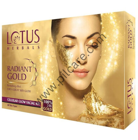 Lotus Herbals Radiant Gold Cellular Glow 4 in 1 Facial Kit