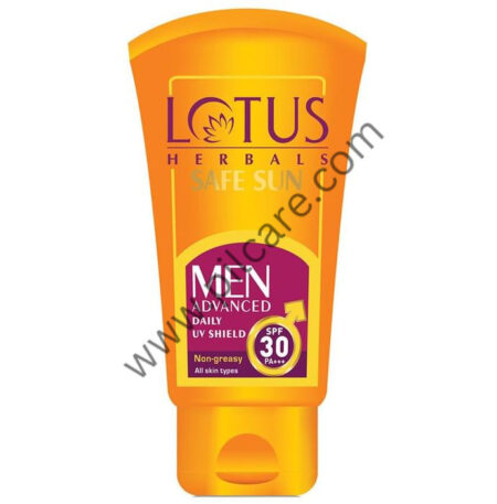 Lotus Herbals Safe Sun Men Advanced Daily UV Shield SPF 30 PA+++