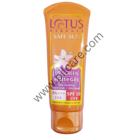 Lotus Herbals Safe Sun UV Screen Matte Gel SPF 50 PA+++