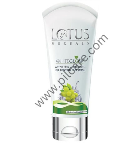 Lotus Herbals WhiteGlow Active Skin Whitening + Oil Control Face Wash