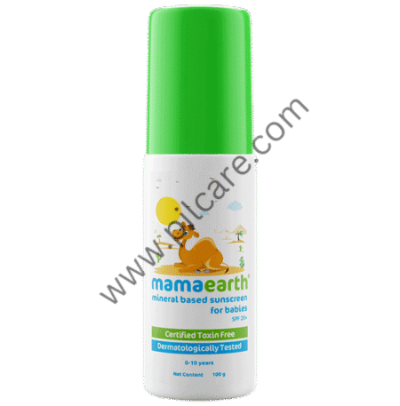 Mamaearth Mineral Based Sunscreen SPF 20+ for Babies | Toxin Free & Hypoallergenic