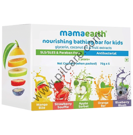 Mamaearth Nourishing Bathing Bar for Kids (75gm Each) Assorted