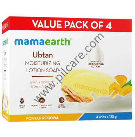 Mamaearth Ubtan Moisturizing Lotion Soap (125gm Each)