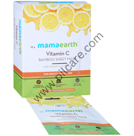 Mamaearth Vitamin C Bamboo Sheet Mask
