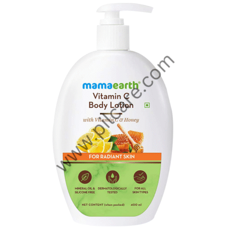 Mamaearth Vitamin C Body Lotion for All Skin Types | Mineral Oil & Silicone-Free