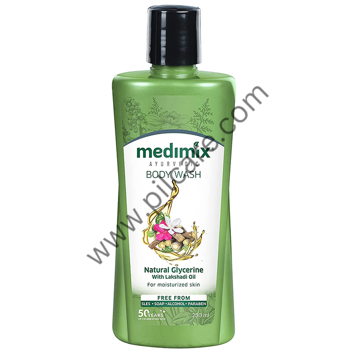 Medimix Ayurvedic Natural Glycerine with Lakshadi Oil Body Wash