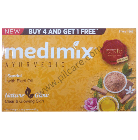Medimix Ayurvedic Sandal Buy 4 Get 1 Free Soap (125gm Each)