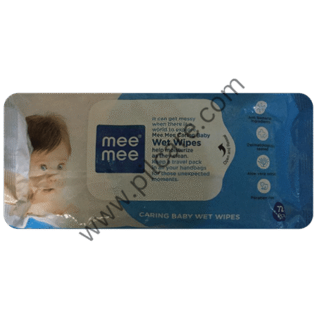 Mee Mee Baby Aloe Vera Wet Wipes | Paraben Free