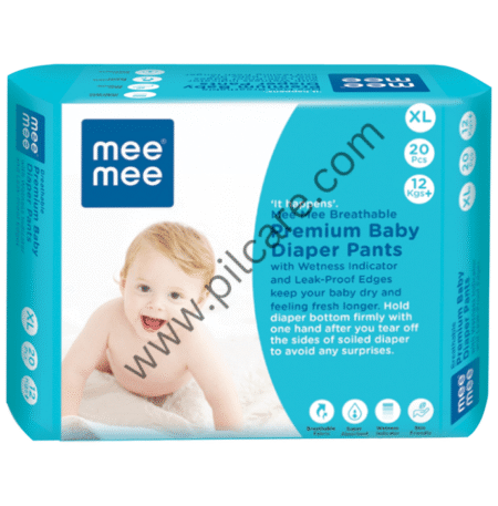 Mee Mee Breathable Premium Baby Diaper Pants with Wetness Indicator (20 Each) XL