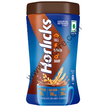 Horlicks Nutrition Drink with Vitamin C, D & Zinc | For Bones & Metabolism | Flavour Chocolate Delight