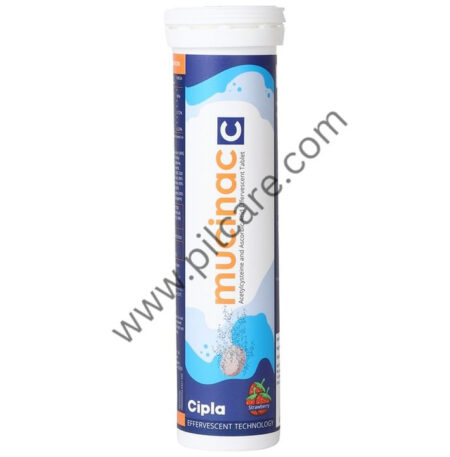 Mucinac C Effervescent Tablet Strawberry