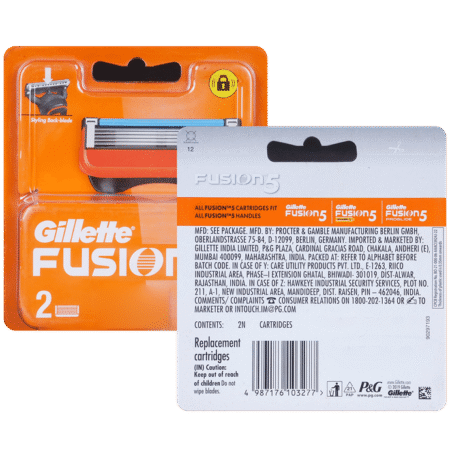 Gillette Fusion 5 Shaving Razor Blade Cartridge Manual