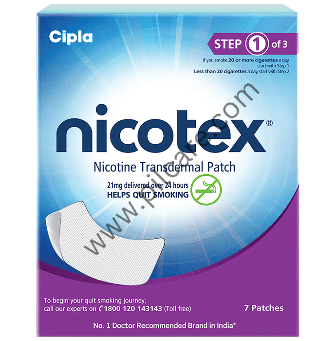 Nicotex 21mg Transdermal Patch