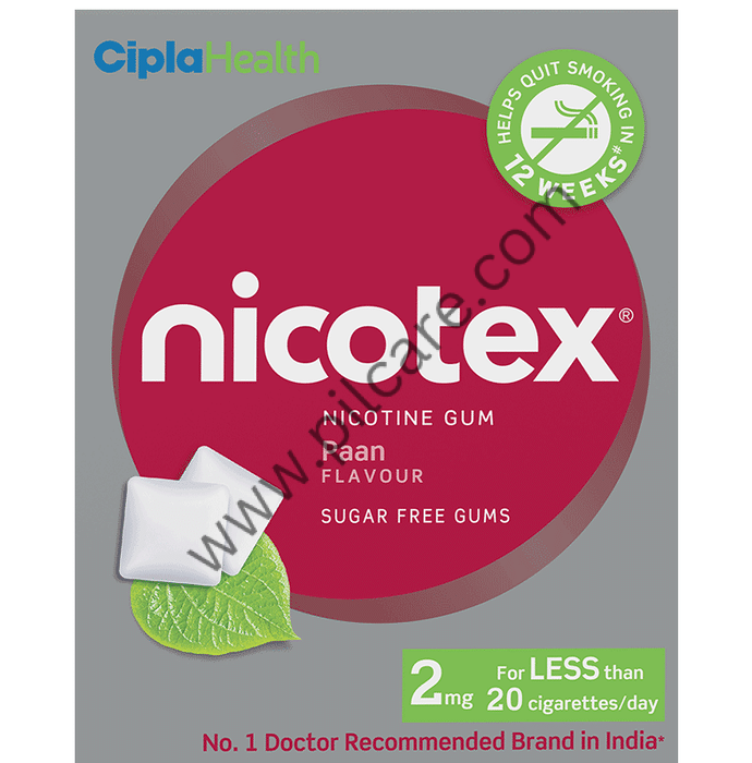 Nicotex Sugar Free Paan Chewing Gums