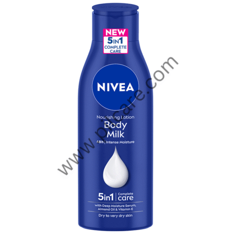 Nivea 5 in 1 Complete Care Nourishing Lotion Body Milk | For Dry to Very Dry Skin