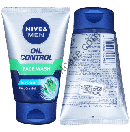 Nivea Men Oil Control Air Cool Mint Crystal Face Wash