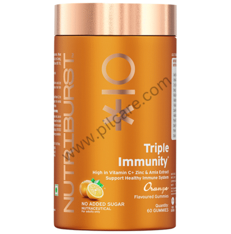 Nutriburst Triple Immunity Gummies Orange