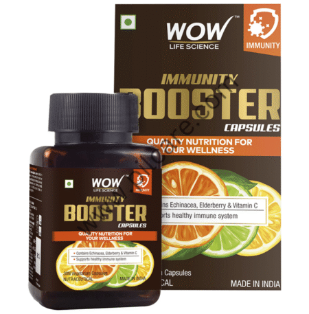 WOW Life Science Immunity Booster Vegetarian Capsule