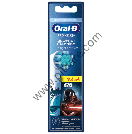 Oral-B Kids Electric Rechargeable Toothbrush Heads Replacement Refills Star Wars
