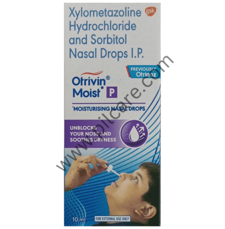 Otrivin Moisturising Paediatric Nasal Drops | For Blocked Nose & Dryness