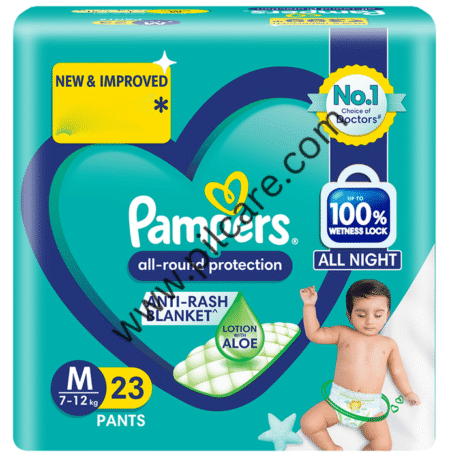 Pampers All-Round Protection Anti Rash Blanket Lotion with Aloe Vera Medium