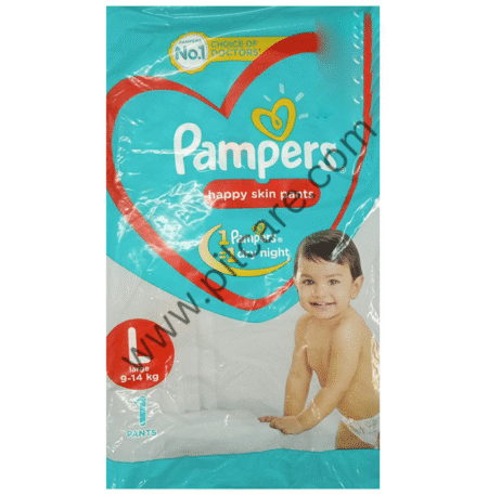 Pampers Happy Skin Pants Diaper Large