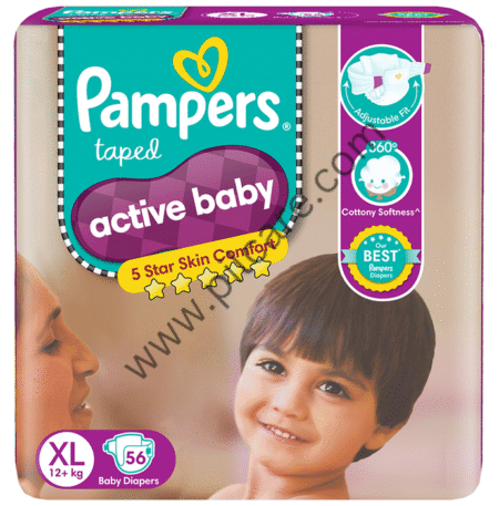 Pampers Taped Active Baby Diaper XL